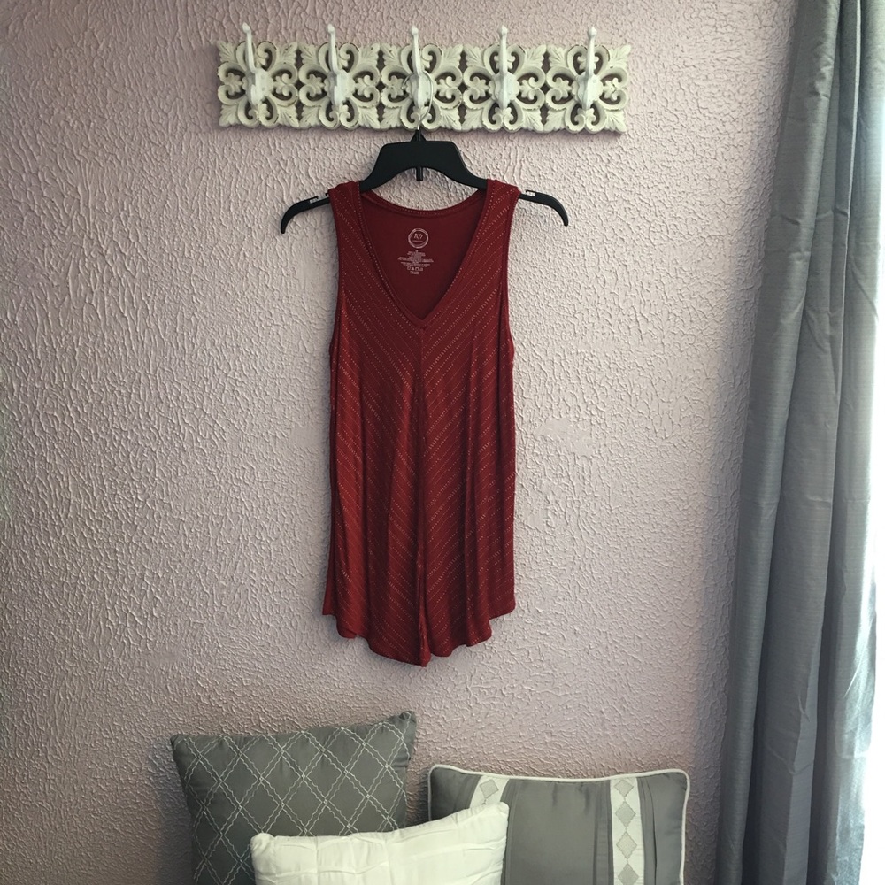 Long V-Neck Tank